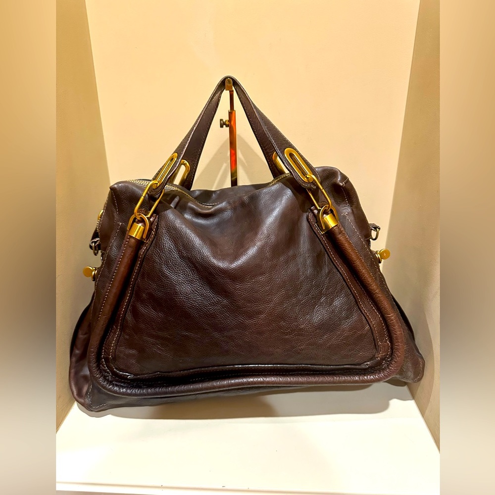 Chloe Paraty Brown Leather Satchel